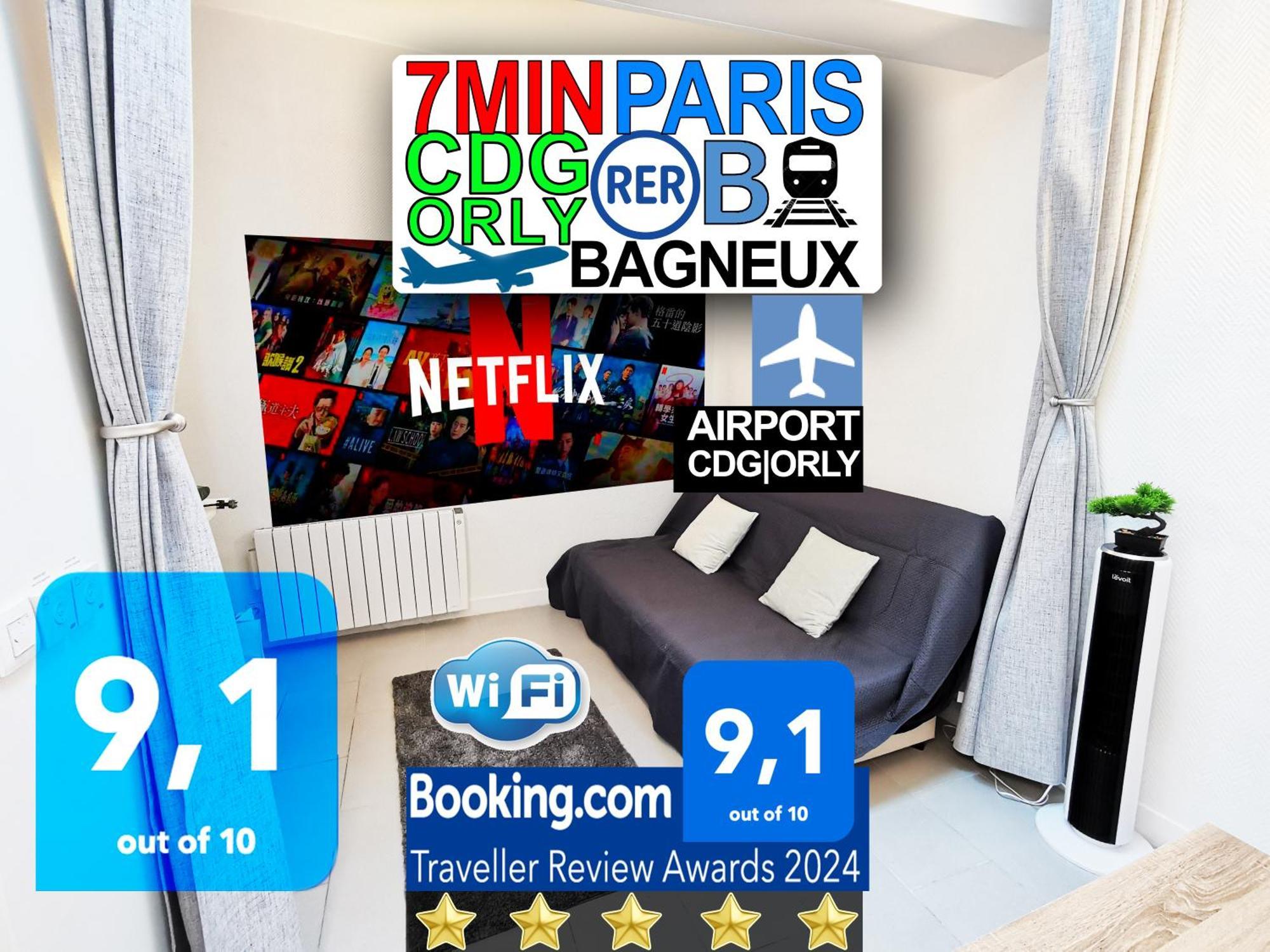 Bagneux Paris Rer B Confort Netflix Cachan Kültér fotó